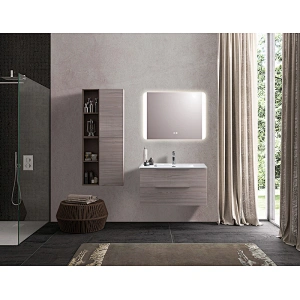 Mosmile Frameless Rectangle LED Light Bathroom Mirror